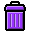 Purple Empty icon